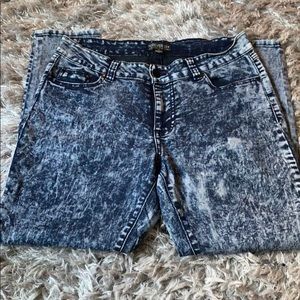 Size 12 tie dyed skinny jeans
